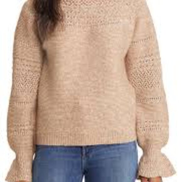 Wit & Wisdom Scallop Trim Pointelle Sweater SZ XS NWT‎ - Picture 2 of 13